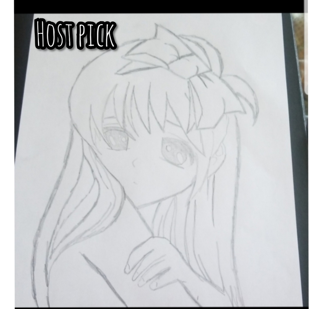 A beautiful drawing of a girl